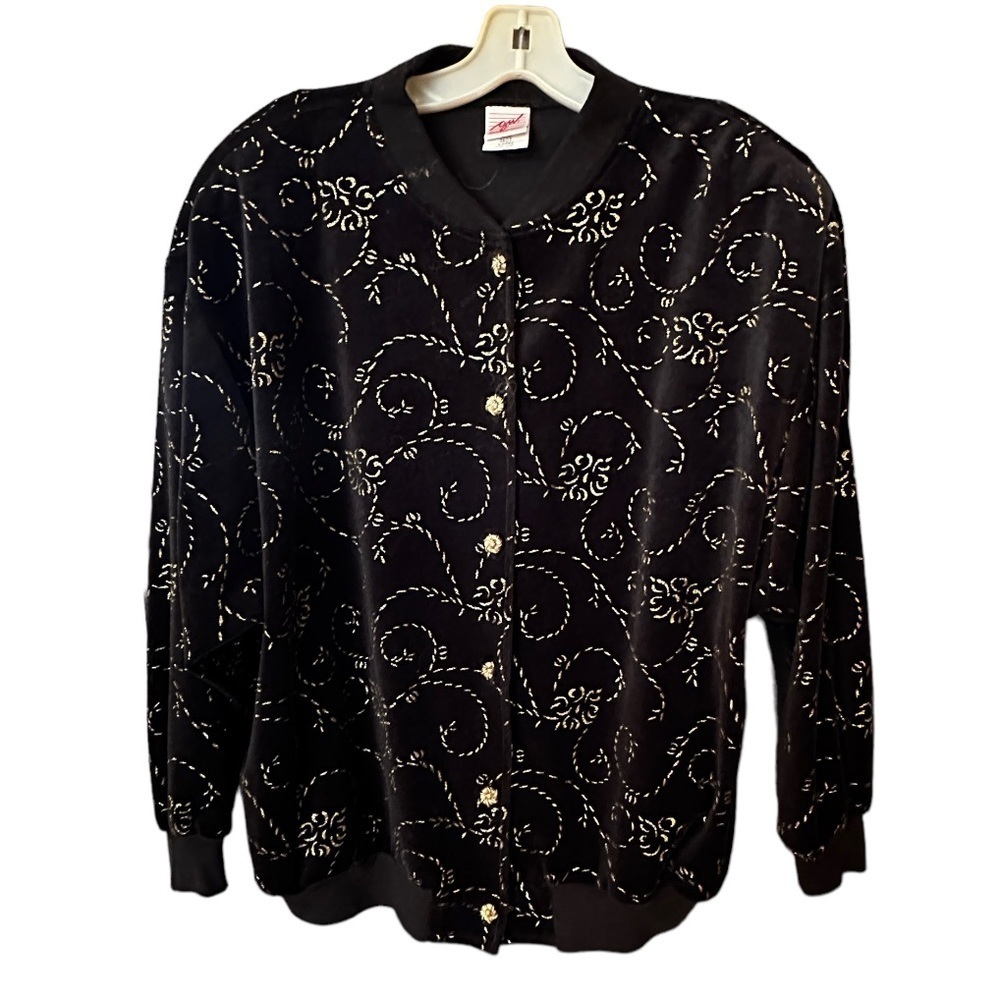 Vintage GW Graff Black Velvet Jacket